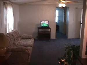 Crow's Nest cabin living room