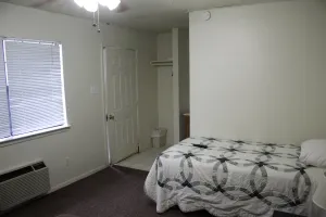 Comfortable guest room with full-size and twin bed